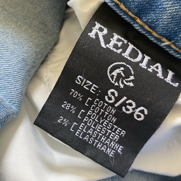 Redial Paris Embellished Pearls Rhinestone Boot Cut Jeans - Size Small - Picture 6 of 11